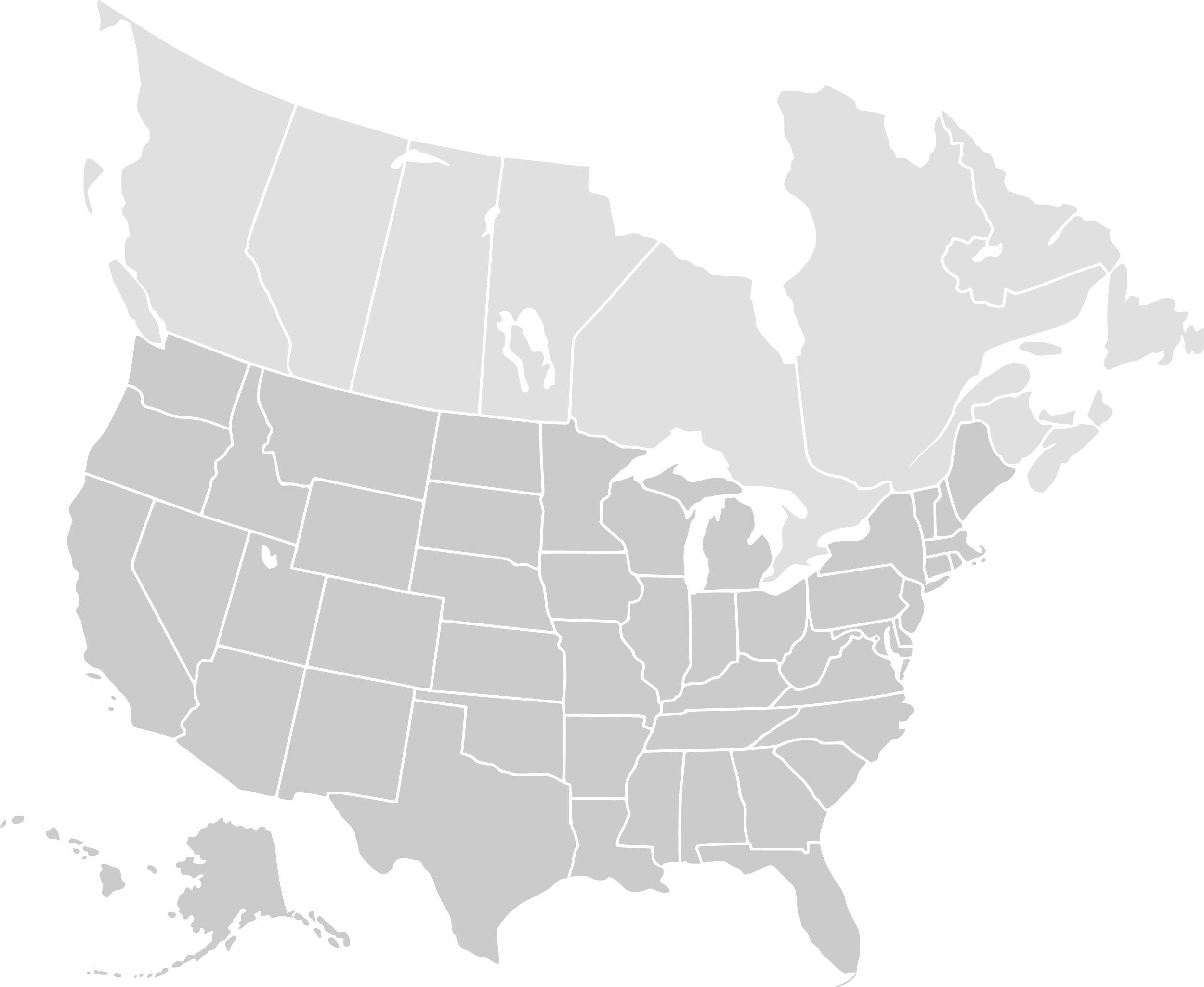 REMBE® USA Map with Canada